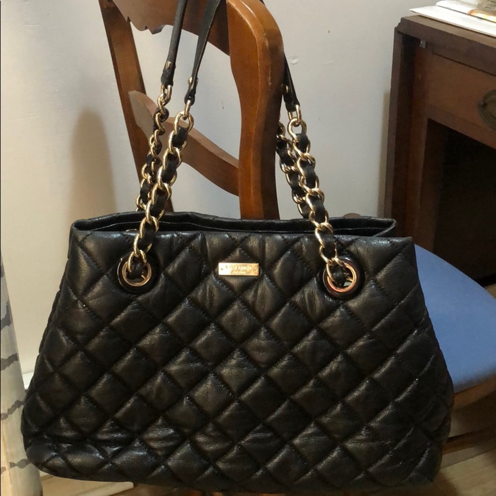 Kate Spade Quilted Gold Coast Maryanne Large Bag